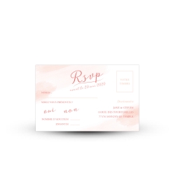 Carte réponse RSVP
