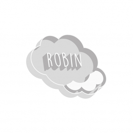 Emporte-pièce personnalisé anniversaire thème nuage et lune