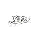 Motif love sablés originaux cookie cutter