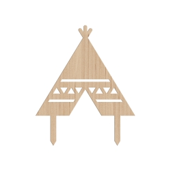 Cake topper tipi