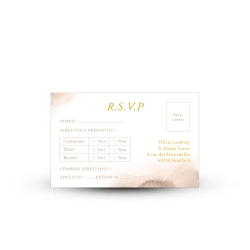 Carte réponse RSVP