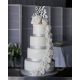 Wedding cake pièce montée mariage cake topper Mr & Mrs plexiglas argent