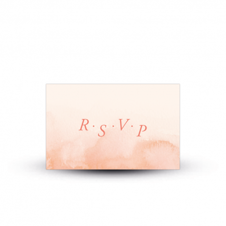 Carte réponse RSVP mariage Arche Fleurie