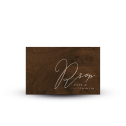 Carte réponse RSVP Forêt