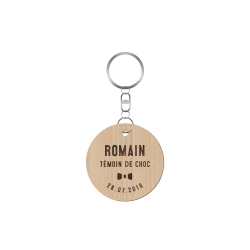 Porte-clé personnalisé témoin de mariage