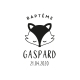 Tampon tête de renard baptême