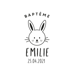 Tampon tête de lapin 2