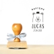 Tampon personnalisable tête d'ours 2
