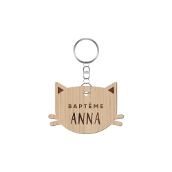 Porte-clé tête de chat 2