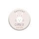 Magnet beige lapin personnalisable baptême