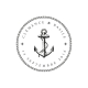 Tampon en bois personnalisé ancre marine mariage