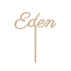 Cake topper prénom calligraphie 4