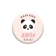 Magnet baptême personnalisé avec prénom panda