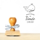 Tampon personnalisé baleine thème marin