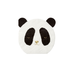 Serviette en papier panda anniversaire ou baptême