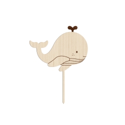 Cake topper baleine 3