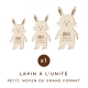 Lapin en bois personnalisé avec prénom et date