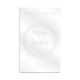 Panneau de bienvenue mariage plexiglas transparent couronne de gypsophile