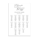 Plan de table mariage panneau XXL à personnaliser