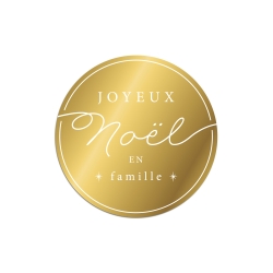 Dessous de verre joyeux noël en famille