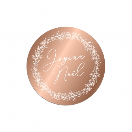 Dessous de verre plexiglas miroir rose gold, décoration table de Noël