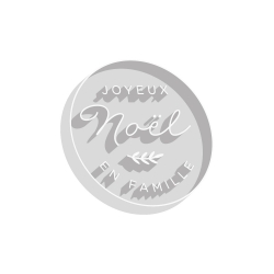 Emporte-pièce joyeux noël en famille