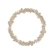 Couronne en bois décorative