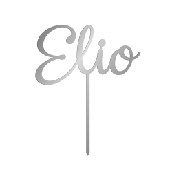 Cake topper prénom personnalisé anniversaire ou baptême