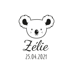 Tampon tête de koala