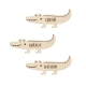 Marque-place crocodile thème jungle pour anniversaire ou baptême