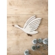 Oie en bois décoration murale poétique et originale fabrication française