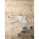 Décoration murale oie en bois