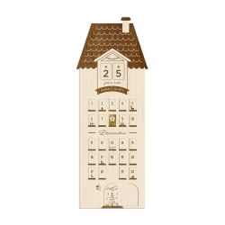 Calendrier de l'Avent maison de campagne
