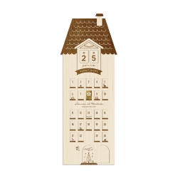 Calendrier de l'Avent personnalisé maison de campagne