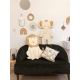 Lion en bois décoration chambre d'enfant originale