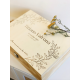 Boîte en bois personnalisée modèle végétal, souvenirs de bébé
