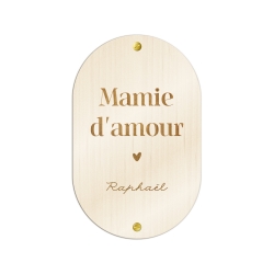 Pancarte en bois personnalisée mots d'enfant, cadeau grand-ère