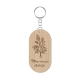 Porte-clés en bois cadeau fête des grand-mères