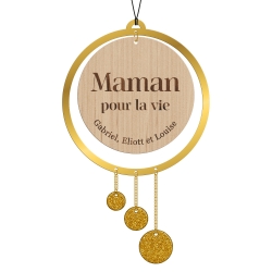 Bijou de voiture rond maman