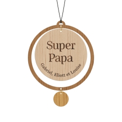 Bijou de voiture personnalisé, cadeau papa original