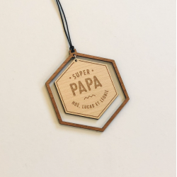 Bijou de voiture personnalisé, cadeau fête des papas