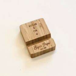 Support téléphone / tablette papa