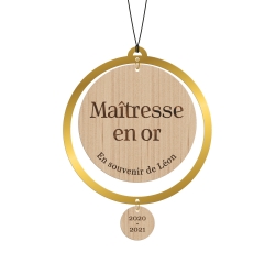 Bijou de voiture rond maîtresse