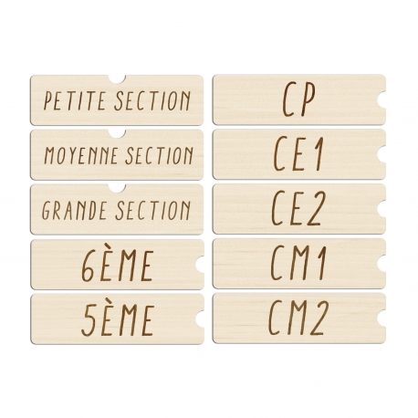 Pièce supplémentaire niveau, pancarte rentrée scolaire