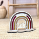 Décoration originale, arc-en-ciel en bois à personnaliser, cadeau naissance