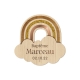 Magnet arc-en-ciel personnalisé modèle baptême cadeau d'invités