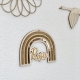 Décoration murale personnalisée, cadeau naissance, arc-en-ciel prénom
