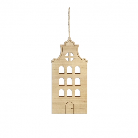 Suspension en bois maison hollandaise