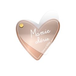 Miroir de poche personnalisé, cadeau fête des grand-mères