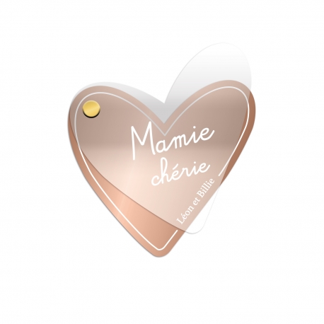 Miroir de poche personnalisé, cadeau fête des grand-mères